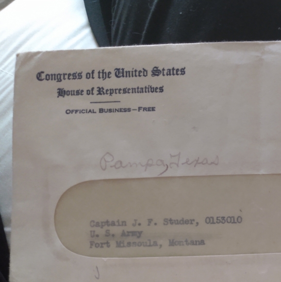 Very WW2 U.S. Handwritten Postage Letter - Picture 3 of 4